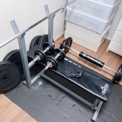 ★再値下げ★ベンチプレス・シャフト・ダンベル セット