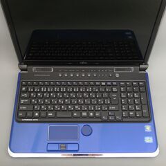 新品SSD ブルー 青色 ノートパソコン 中古美品 15.6型 富士通 AH77/D 第2