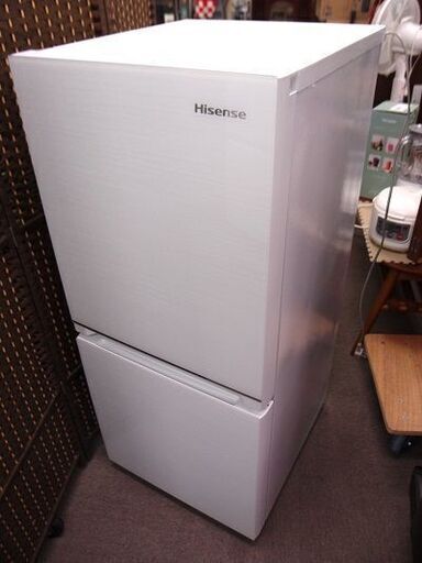 美品　2021年製　ハイセンス　Hisense ノンフロン冷凍冷蔵庫　HR-G13B-W■134L