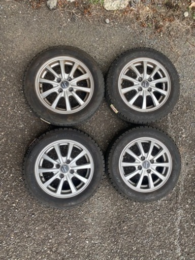 スタッドレスタイヤ　2018年製　155/65R14 グッドイヤー　アイスナビ6 軽タイヤ　スペーシア　ミライース　NBOX
