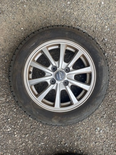 スタッドレスタイヤ 2018年製 155/65R14 グッドイヤー アイスナビ6 軽 