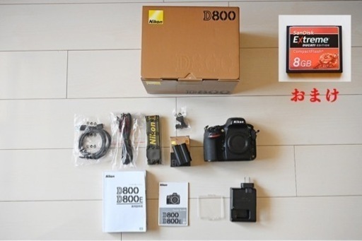 Nikon D800 ボディ ★付属品多数★ シャッター60,825回 おまけ付