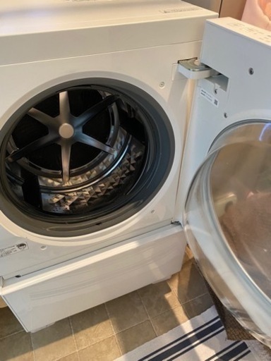 2017年製 キューブル ドラム式洗濯機 - 洗濯機 