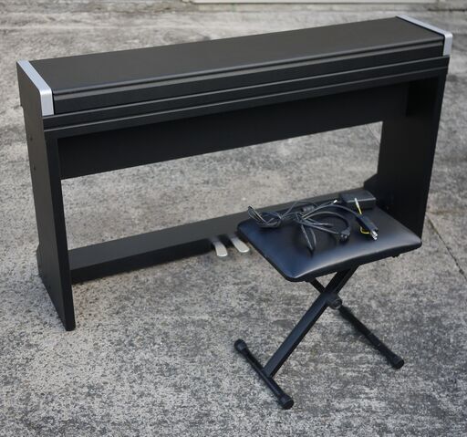 KORG コルグ 電子ピアノ LP-350 88鍵 RH3鍵盤 シンプルスリム ブラック 椅子付 動作品