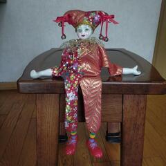釧路　ピエロ人形の飾り物