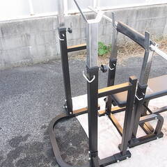 ファイティングロード ラバー バーベル/ダンベル 70kg+ベンチ+スクワット台