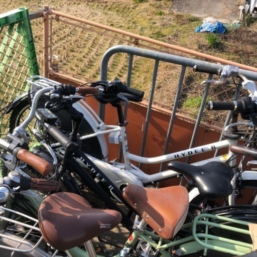 大阪 茨木市 ☆HYDEE.II 26インチ 3段変速ギア 電動自転車 本体アシストギア走行