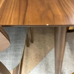 ✨NITORI(ニトリ)  フィルン 拡張式ダイニング5点セット ⭐定価￥81,380⭐ 天然木ウォールナット使用✨ 