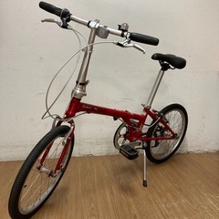 DAHON 折りたたみ自転車　緑・赤　室内保管 DAHON 折りたたみ自転車 緑・赤 室内保管