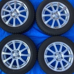 【スタッドレスタイヤ&ホイール】175/65R15 15ｲﾝﾁ 5.5J  +42 PCD100の4穴