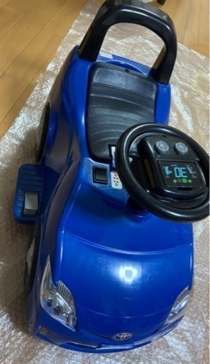 A-KIDS 電動乗用車 PRIUS プリウス 実動 動作確認済 8時間充電 1～2時間走行可能 小型電動カー おもちゃ のりもの ヘッドライト フルセット