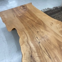 値下げしました。栃の木1枚板テーブル