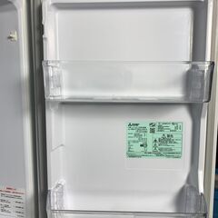 (220113) 　三菱／MITSUBISHI　ノンフロン冷凍冷蔵庫　MR-P15EZ-KW　2016年製