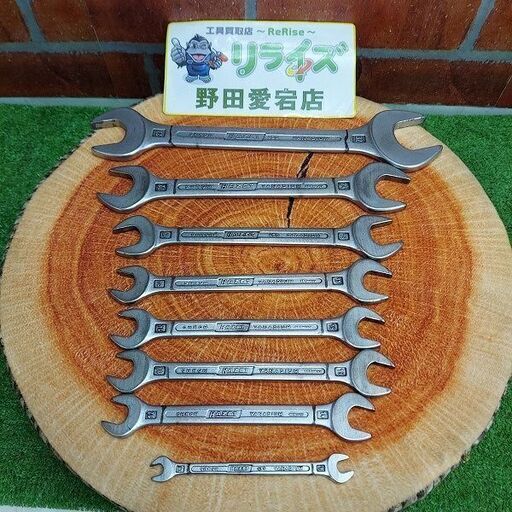 HAZET  オープンエンドレンチセット8本【リライズ野田愛宕店】【店頭取引限定】【中古】【 管理番号：ITVO9P1FJVIO】