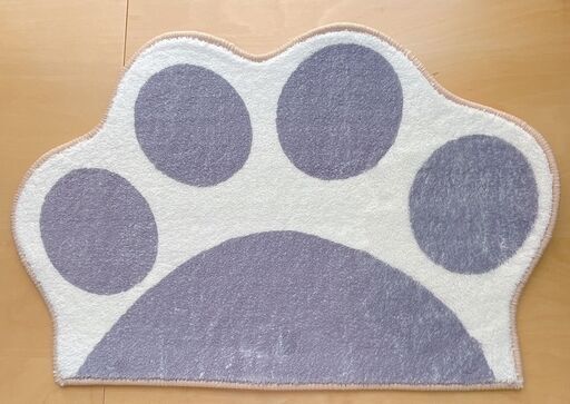 新品 ふわふわかわいい玄関マット犬猫動物肉球バスマットラグお風呂マット足ふきマット部屋 40x60cm 事務員 大阪天満宮のカーペット マット ラグの中古あげます 譲ります ジモティーで不用品の処分
