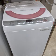SHARP 6kg洗濯機 ES-GE60R 2016年製 シャープ