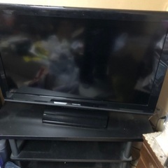 REGZAテレビ40型とテレビ台セット