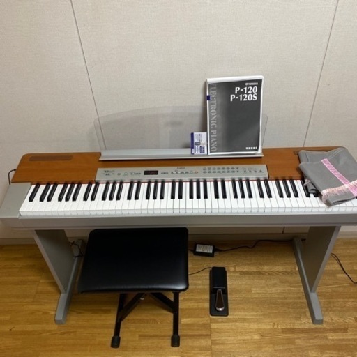 【格安！大阪府全域お届けします！】YAMAHA 電子ピアノ P-120 シルバー/メープル調