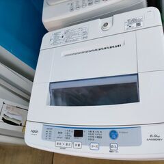 Q1033 カード利用可能 分解清掃済み 半年保証 洗濯機 AQUA AQW-S60E 2016年