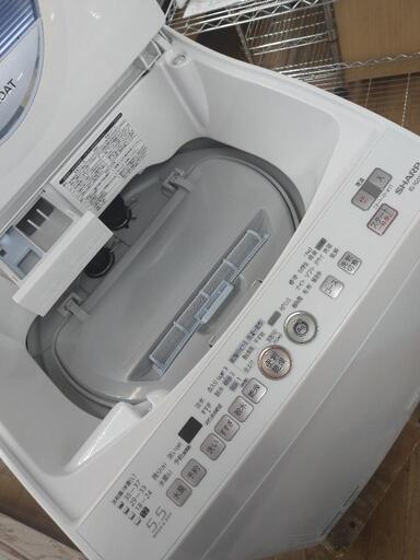 J266 ★6ヶ月保証★5.5/3K洗濯乾燥機  SHARP  ES-TG55L-A  2014年製