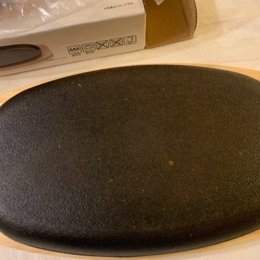 ニトリ木台ハンドル付きステーキ皿 はつごん 別府の調理器具 鍋 グリル の中古あげます 譲ります ジモティーで不用品の処分