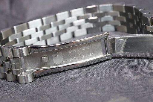 苫小牧Banana】美品 A BATHING APE BAPEX JUBILEE BRACELET ア 苫小牧Banana】美品 A BATHING APE BAPEX JUBILEE BRACELET ア
