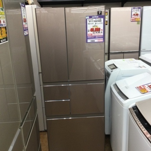 #M-39【ご来店いただける方限定】SHARPの6ドア冷凍冷蔵庫です