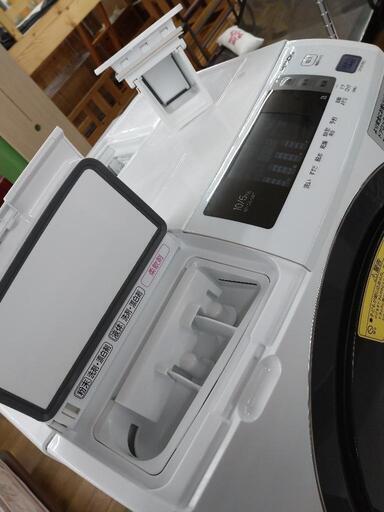 J046 ★1年保証★10/6Kドラム洗濯乾燥機  HITACHI BD-SG100CL 2019年製