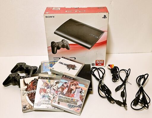 ソフトまとめ SONYPlayStation3 CECH-4000C付属品あり プレステ３　本体