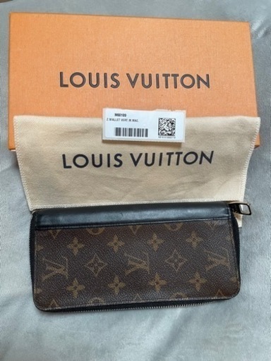 財布 Louis Vuitton Zippy Wallet Vertical Monogram Macassar