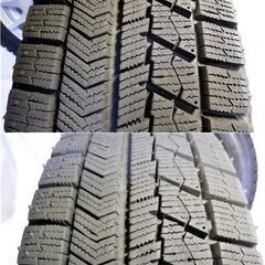 軽自動車　スタッドレス＋チェーン　アルミ付155/65R13　安心セット