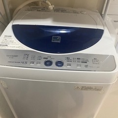 SHARP 全自動電気洗濯機　4.5kg