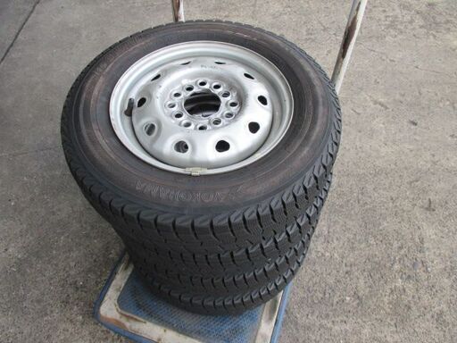【来店取替】バリ山 軽自動車用 スタッドレスタイヤ 135/80R12 中古4本セット