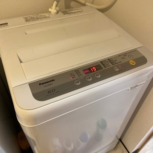 洗濯機 NA-F60B12 6kg パナソニック Panasonic