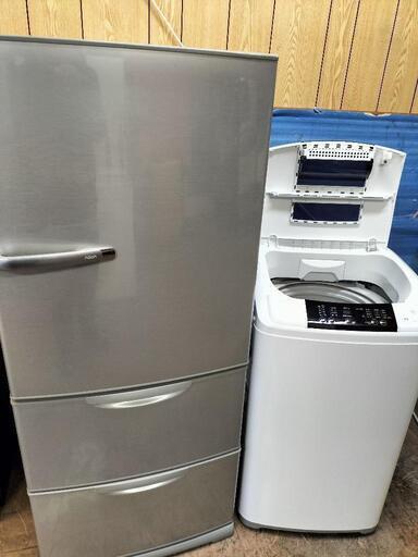 只今、商談中となっております。新生活お買い得セット！！シリーズ101 アクア　AQR-271D（S）3ドア冷蔵庫　272L　2015年製・ハイアール JW-K50K 全自動洗濯機 2015年製　2点セット！！