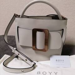 美品★ボーイ バッグ　BOYY Devon 21 ホワイト 美品☆ボーイ バッグ BOYY Devon 21 ホワイト