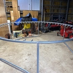 大型トランポリン　直径約3メートル　鉄製