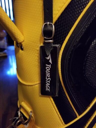 完全未使用！】ツアーステージ ゴルフバッグ 黄色