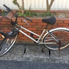 (chariyoshy 出品)26インチ自転車シルバー-2