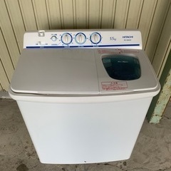 日立 HITACHI　二槽式洗濯機・二層式洗濯機　2018年　H...