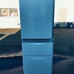 ①1088番 三菱✨ノンフロン冷凍冷蔵庫✨MR-C34XL-W ‼️