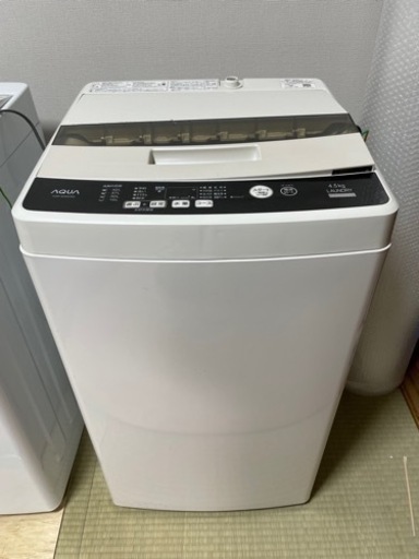 【各種割引有り❣️】4.5キロ　洗濯機　AQUA アクア【2018年製❣️】