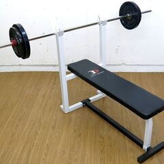 ベンチプレス+バーベルセット プレート重さ35kg