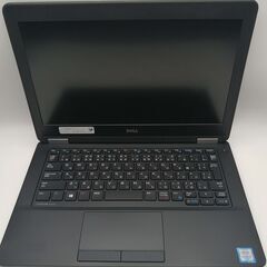 Dellノートパソコン i7（中古）、8GBのメモリ、SSD128GB、12.5画面