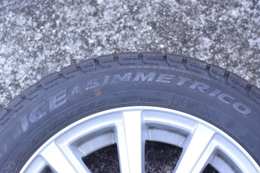 値下げ↘️中古美品｜軽自動車｜スタッドレスタイヤ+ホイル｜ピレリ｜ICE ASIMMETRICO 155/65R14｜4本セット