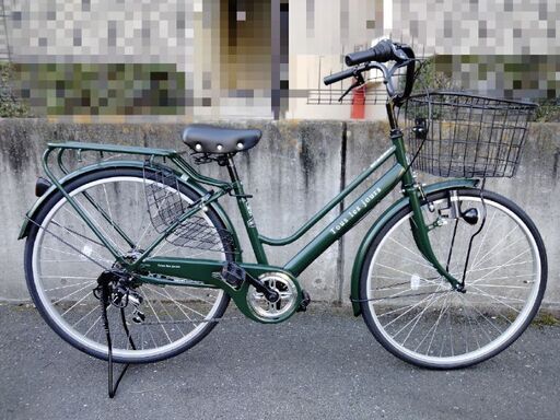【新品同様　美品】26インチ　6段変速自転車