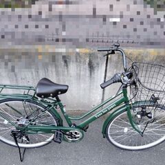 【新品同様　美品】26インチ　6段変速自転車