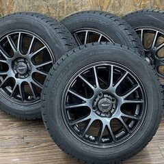 札幌発!! Mistiere 15インチ ホイール 4本セット 15×5.5J（1/2）