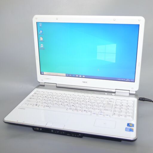 新品高速SSD ホワイト ノートパソコン 15.6型 NEC PC-LL750CS3EW 中古美品 Core i5 4GB Blu-ray 無線 Wi-Fi Win10 Office 即使用可能