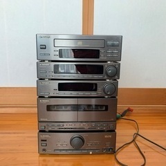【ネット決済】【オーディオ機器セット】CD/ラジオ/カセット